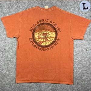 Cyclist Mud Sweat Tears Moab Utah Biking Tee Shirt
